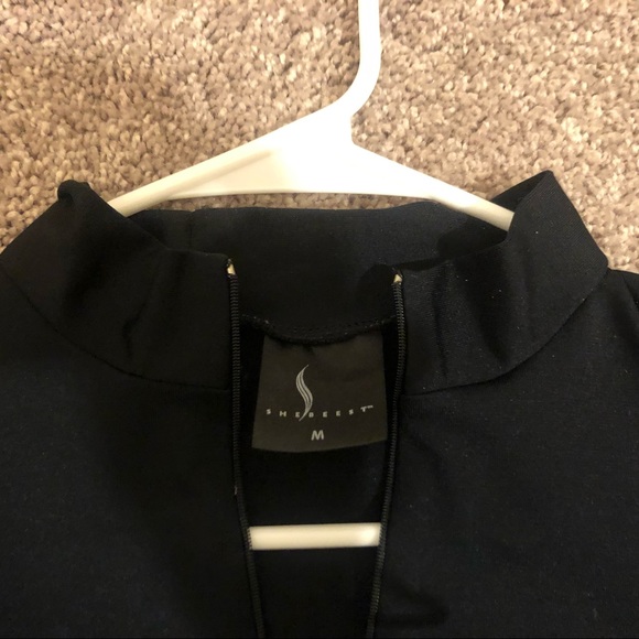 Beautifully made vintage Jacket by Shebeast for biking M/S Back pockets - Picture 3 of 4